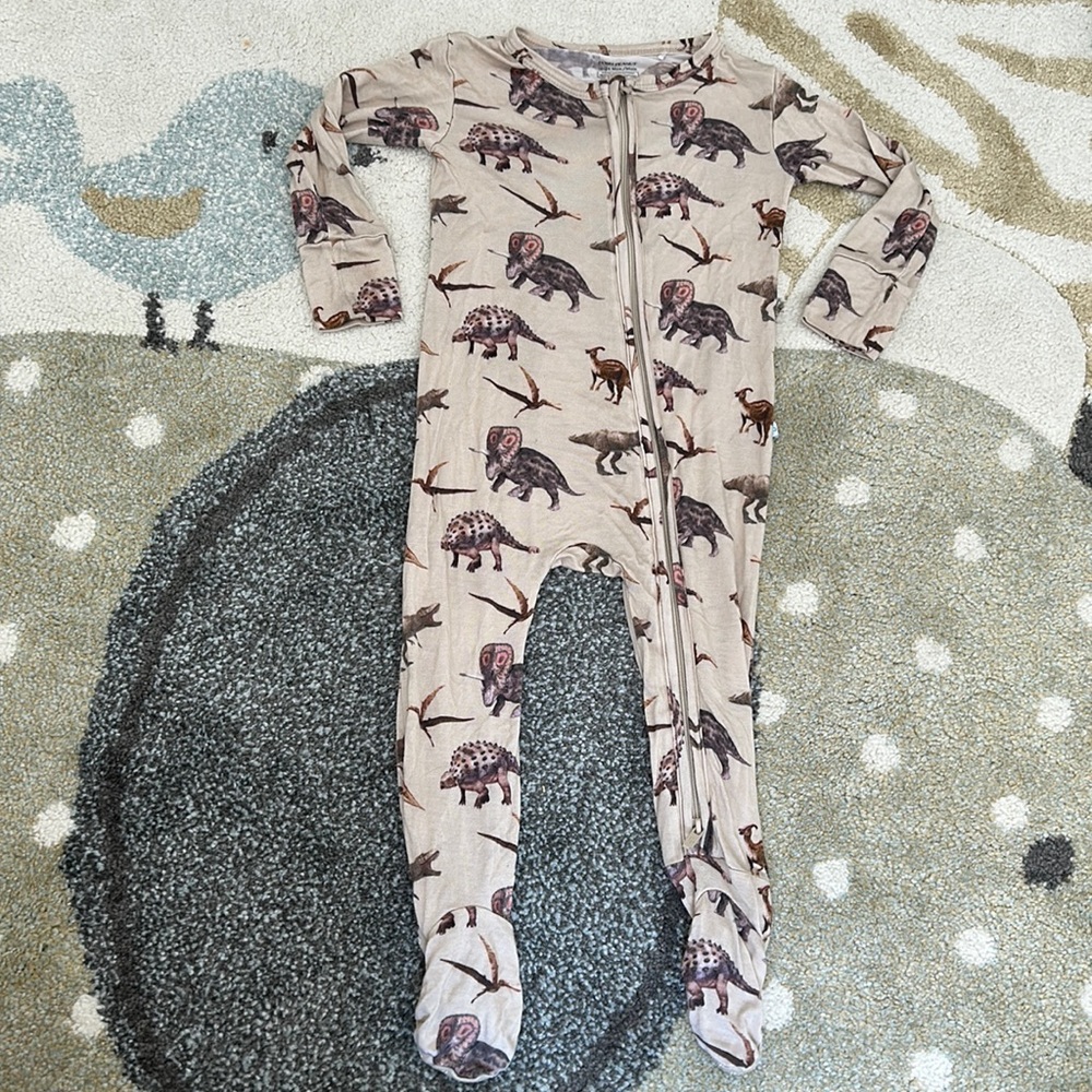 Posh Peanut- dinosaur onesie 18-24m